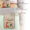 Fasisa Throw Pillow for Sofa & Blanket 2 in 1, Textured Decorative Square Pillow Case with Insert 18