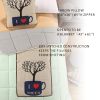 Fasisa Throw Pillow for Sofa & Blanket 2 in 1, Textured Decorative Square Pillow Case with Insert 18