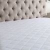 Soft Breathable Mattress Pad Cover, Diamond Quilted with 16