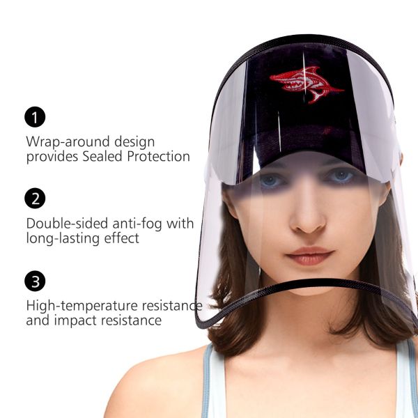 10 Pack All-Round Protection Hat Shield, Compatible with Baseball Cap, Anti-Fog Clear Film Protect Full Face