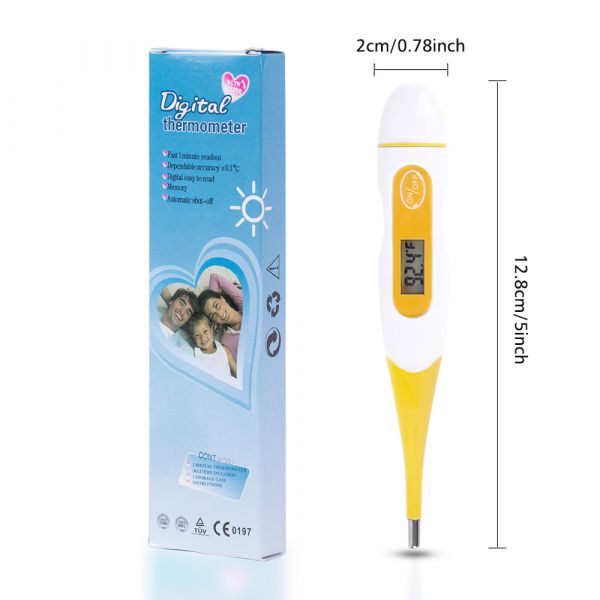 JML Digital Thermometer For Fever, Oral，Rectal and Underarm Use - Easy Accurate and Fast Reading 60-Second Medical Thermomether