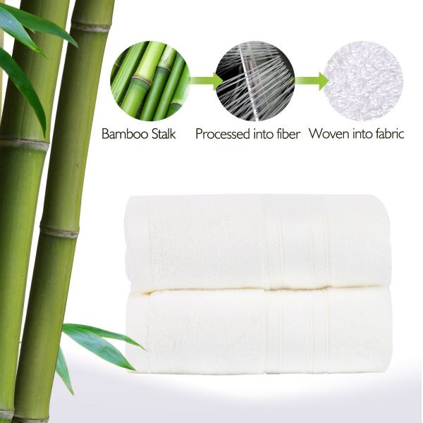 JML Bamboo Bath Towels(2 Pack, 27