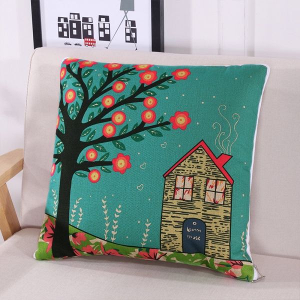 Fasisa Throw Pillow for Sofa & Blanket 2 in 1, Textured Decorative Square Pillow Case with Insert 18