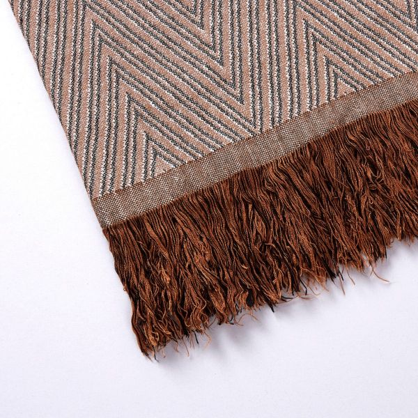 JML Throw Blanket Soft Jacquard Organic Bamboo Cotton Throw Blanket for Couch Shawls and Wraps Cotton Blanket with Tassels for Bed Home Sofa Chair Travel Lap Summer Adult,50