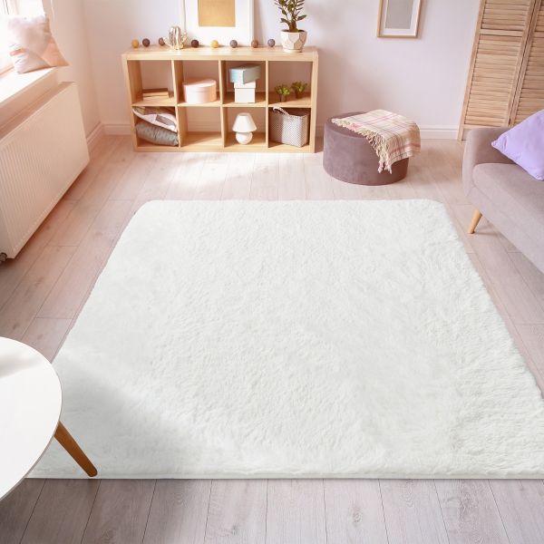 MERRY HOME Soft Living Room Area Rugs for Bedroom Fluffy Rugs for Kids Room, Floor Modern Indoor Shaggy Plush Carpets, Luxury Beside Carpet for Bedroom Living Room