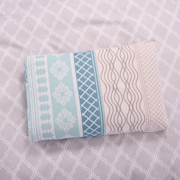 JML Duvet Cover, 3 Piece Duvet Cover Set, Soft Breathable Brushed Microfiber, pink