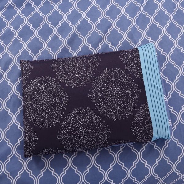 JML Duvet Cover, 3 Piece Duvet Cover Set, Soft Breathable Brushed Microfiber, black