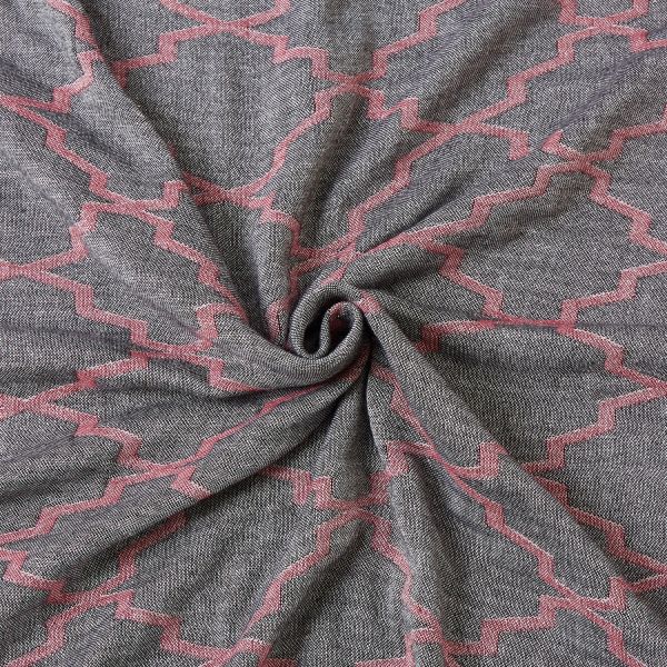 JML Bamboo Cotton Throw Blanket- Soft Jacquard Organic Throw Blanket with Tassels Shawls and Wraps Cotton Blankets for Couch Bed Sofa Chair Travel Lap Summer Adult,50