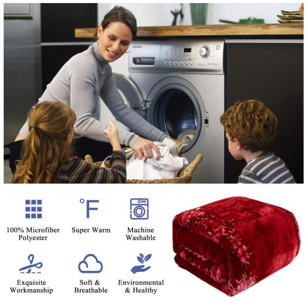 JML Fleece Blanket, Plush Blanket King Size 85