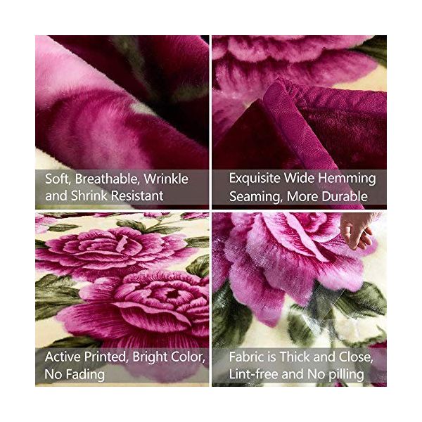 JML Fleece Blanket, Plush Blanket King Size 85