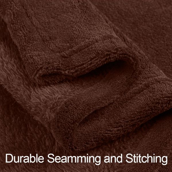 JML Flannel Blanket Sofa Couch Throw Blanket Super Soft,Pet,Travel,Home,Bed,Chair Decor- Coffee