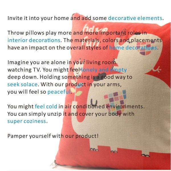Fasisa Throw Pillow for Sofa & Blanket 2 in 1, Textured Decorative Square Pillow Case with Insert 18