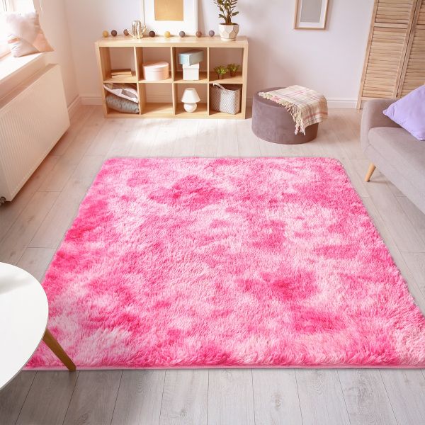 MERRY HOME Soft Living Room Area Rugs for Bedroom Fluffy Rugs for Kids Room, Floor Modern Indoor Shaggy Plush Carpets, Luxury Beside Carpet for Bedroom Living Room