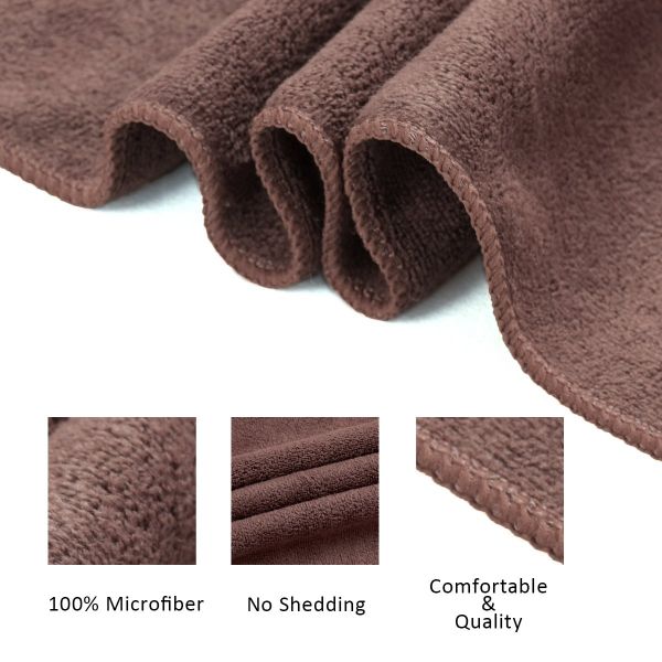 JML Microfiber Towels, Bath Towel (6 Pack, 27
