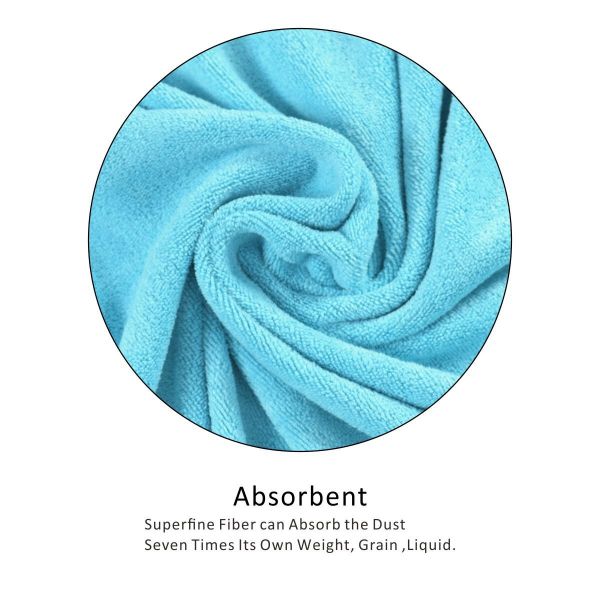 JML Microfiber Towels, Bath Towel Sets (6 Pack, 27