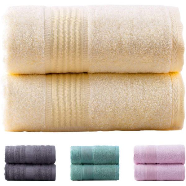 Jml Bamboo Bath Towels 2 Piece Luxury Bath Towel Set for Bathroom(27