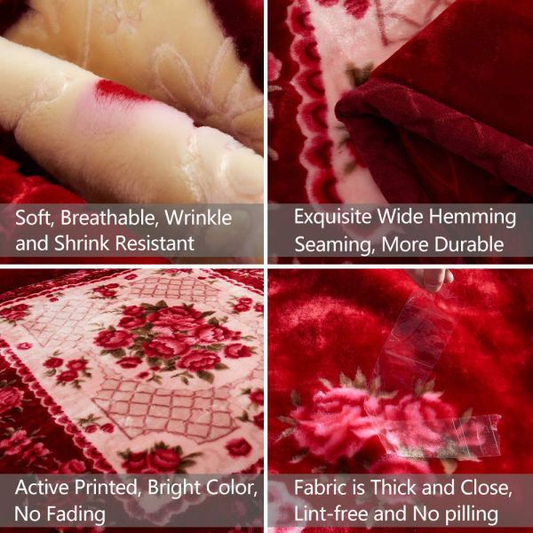 JML Fleece Blanket, Plush Blanket King Size 85