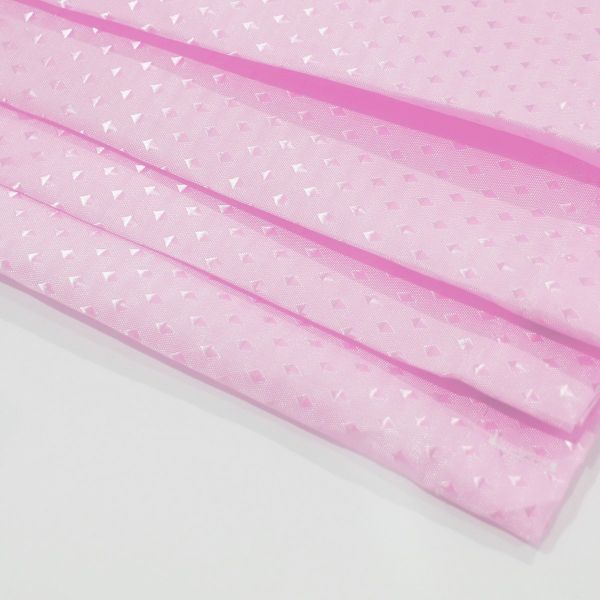 Fasisa Shower Curtain with Hooks - Water Repellant & Mildew Resistant, Non-toxic & Eco-friendly, 72” × 72” , Pink