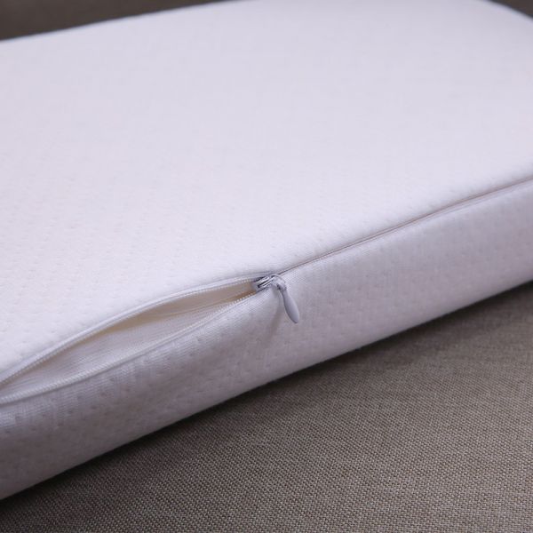 Misstex Latex Pillow - Natural Contour Orthopedic Neck Support Bed Pillow with Cotton Breathable Cover 17