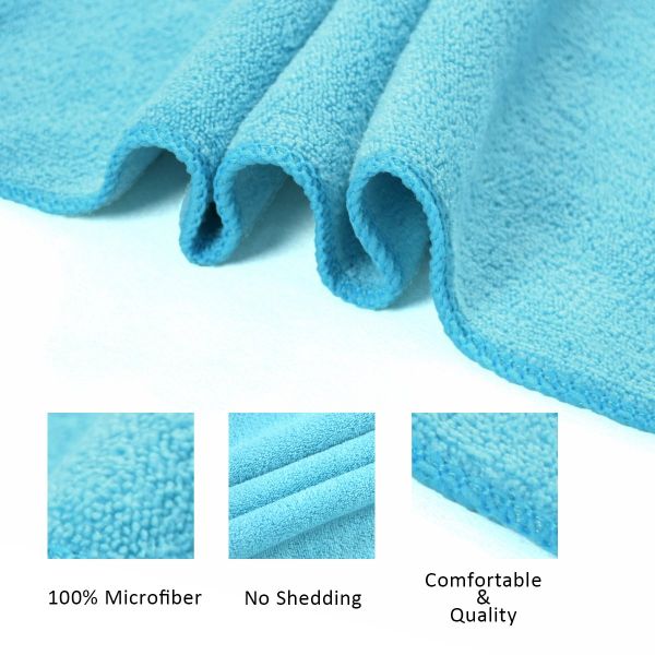 JML Microfiber Towels, Bath Towel Sets (6 Pack, 27