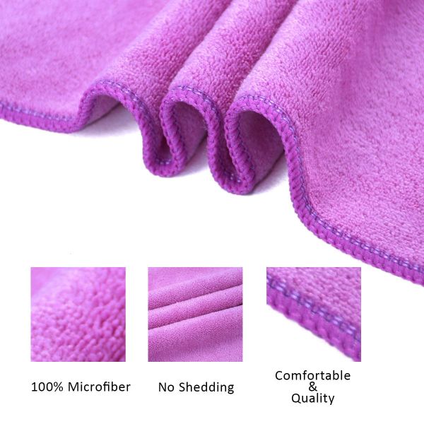 JML Microfiber Towels, Bath Towel Sets (6 Pack, 27