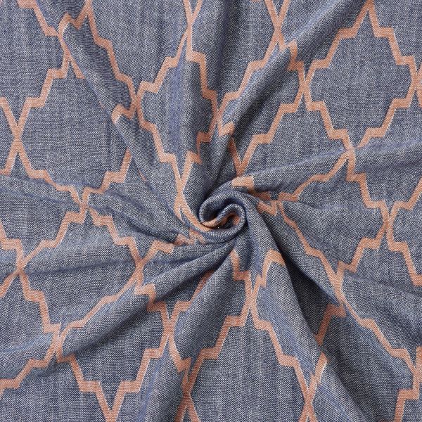 JML Throw Blanket Soft Jacquard Organic Bamboo Cotton Throw Blanket for Couch Bed Shawls and Wraps Cotton Blankets with Tassels for Home Sofa Chair Travel Lap Adult,50