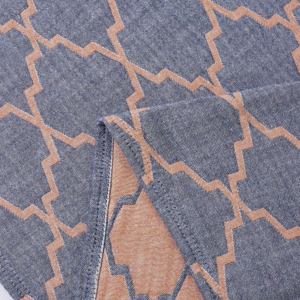 JML Throw Blanket Soft Jacquard Organic Bamboo Cotton Throw Blanket for Couch Bed Shawls and Wraps Cotton Blankets with Tassels for Home Sofa Chair Travel Lap Adult,50