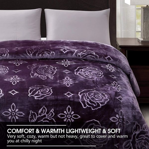 JML Plush Fleece Blanket, Bed Blanket Queen Size (79