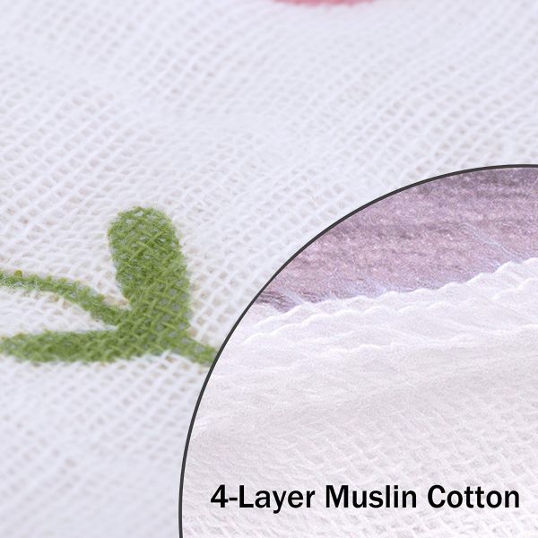 JML Drool Bibs, Baby Bandana Drool Bibs - Unsex 9 Pack Baby Bibs for Teething and Drooling, 100% Cotton Muslin, Soft, Absorbent Bib Set