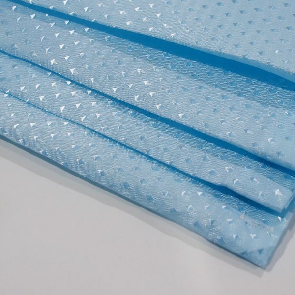 Fasisa Shower Curtain with Hooks - Water Repellant & Mildew Resistant, Non-toxic & Eco-friendly, 72” × 72” , Blue