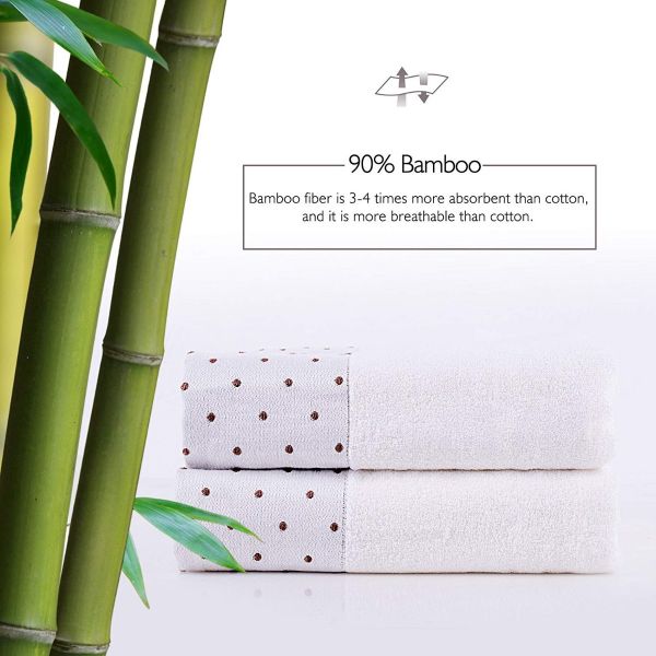 JML Bamboo Bath Towels(2 Pack, 27