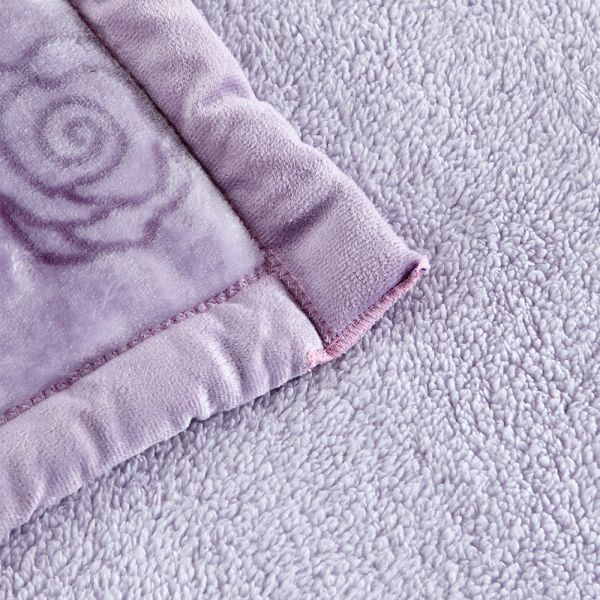 JML Sherpa Flannel Blanket, 3-Piece Fleece Blanket King with Pillow Shams, Poney