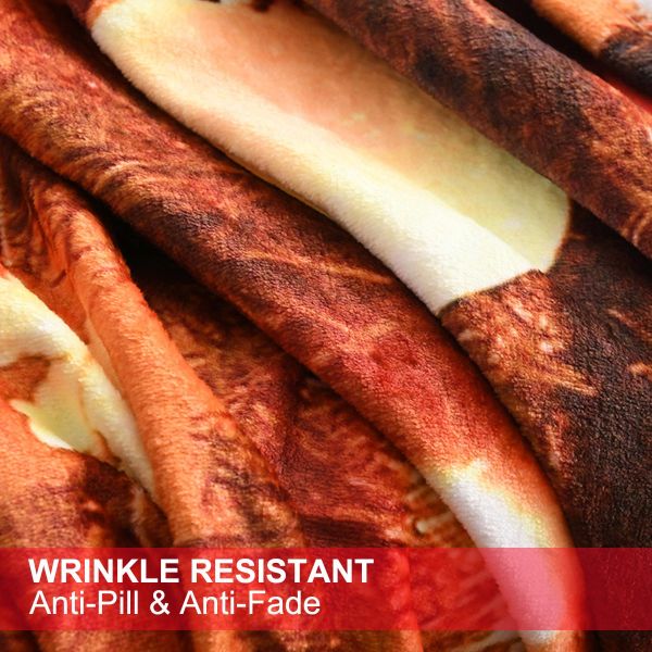 JML Flannel Throw Blanket, Christmas Holiday Printed Throw Blanket - Plush Soft Lightweight Cozy Throw Blanket for Couch Sofa Bed Decor 50 x 60 inches-Christmas Holiday Light