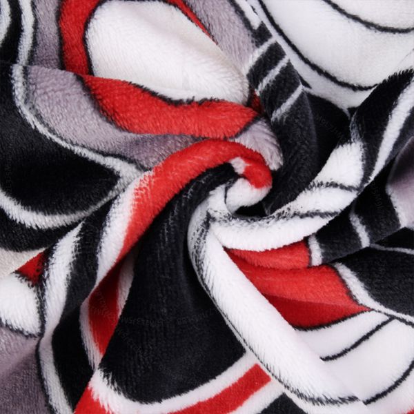 JML Flannel Blanket Sofa Couch Throw Blanket Super Soft,Pet,Travel,Home,Bed,Chair Decor- Printed Dot