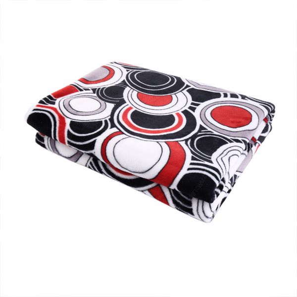 JML Flannel Blanket Sofa Couch Throw Blanket Super Soft,Pet,Travel,Home,Bed,Chair Decor- Printed Dot