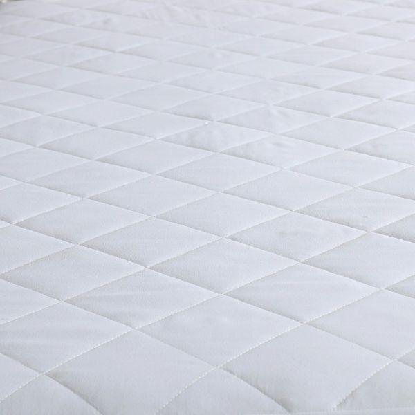 Soft Breathable Mattress Pad Cover, Diamond Quilted with 16