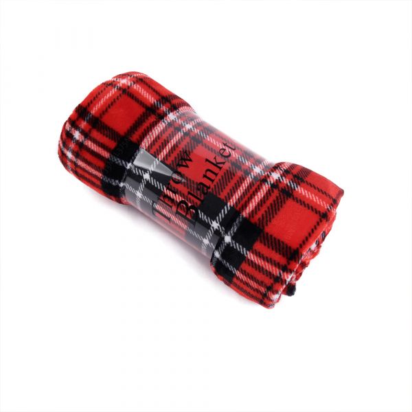 JML Flannel Blanket Sofa Couch Throw Blanket Super Soft,Pet,Travel,Home,Bed,Chair Decor- Red Plaid