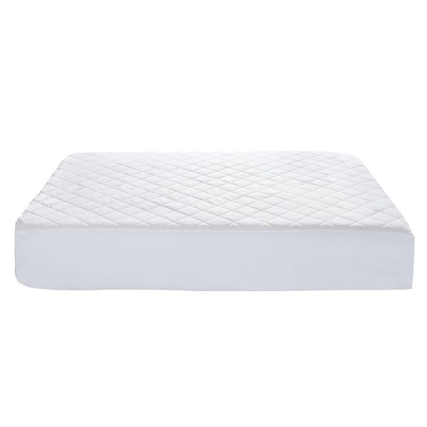 Soft Breathable Mattress Pad Cover, Diamond Quilted with 16