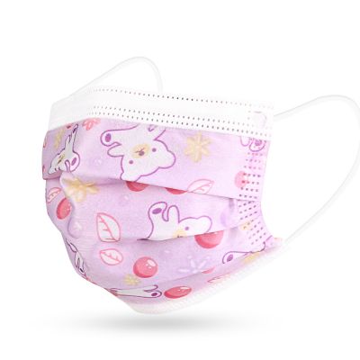 Disposable Kids Mask 3 Layer Protection 20 pcs-Girl