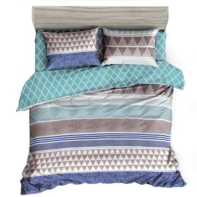 JML Duvet Cover, 3 Piece Duvet Cover Set, Soft Breathable Brushed Microfiber, blue