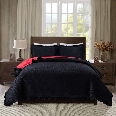 MEERY Home Queen Quilt,3-Piece Quilts for Queen Bed with Pillow Shams- Super Soft and Lightweight Bedspread Coverlet