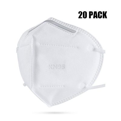 Disposable Protective KN95 Mask with Melt Blown Fabric (20pcs)